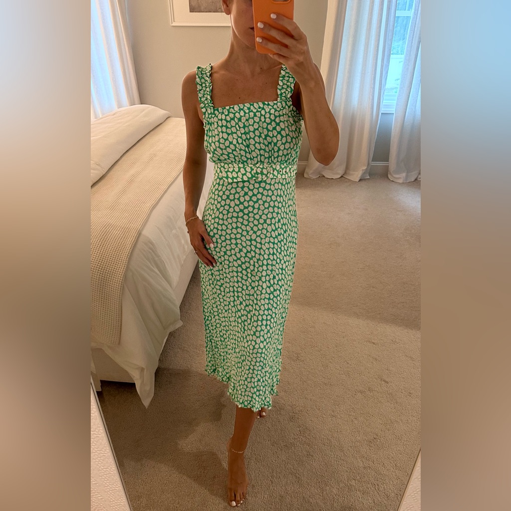Faithfull The Brand Saint Tropez Midi Dress Size Small
